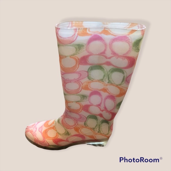 Coach Classic Rain Boots-Size 8